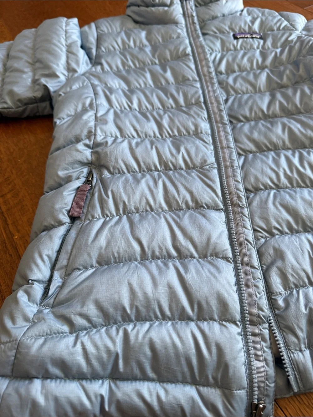 Patagonia Lightweight Down Jacket — Light Blue